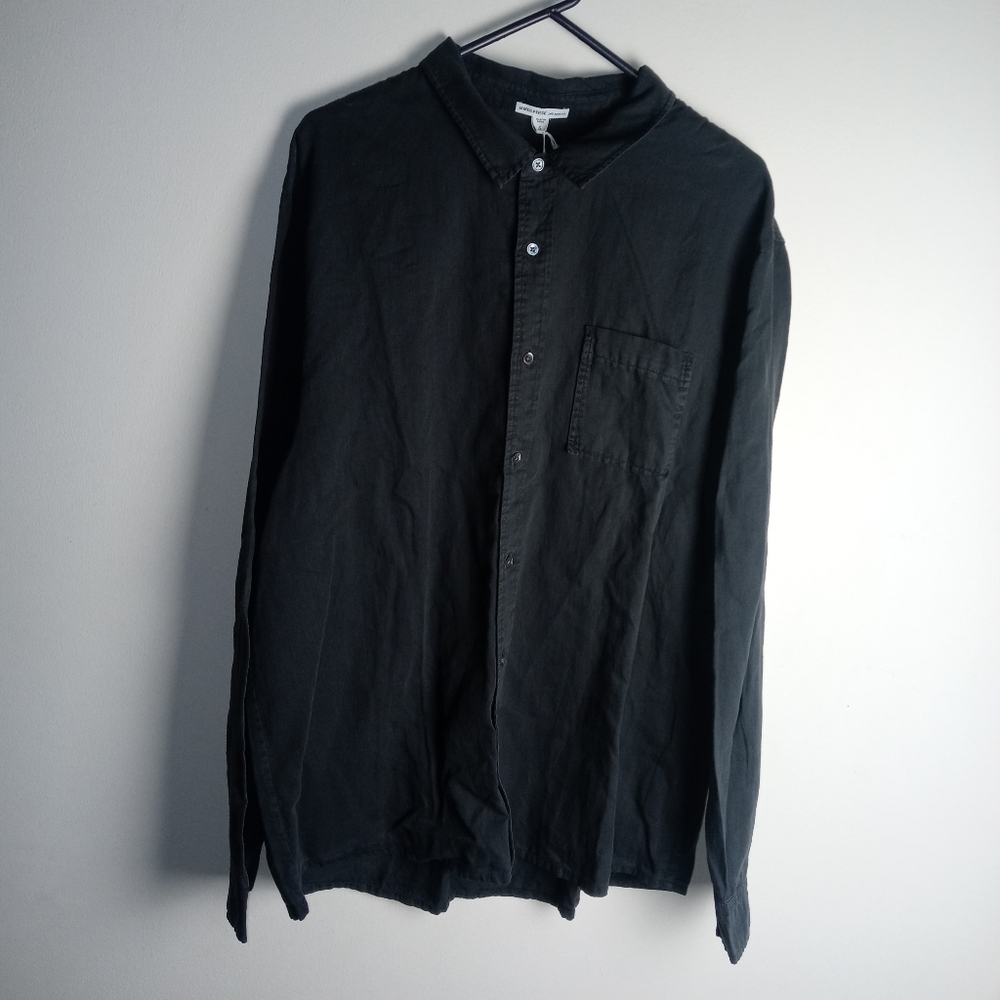 Men's James Perse Long Sleeve Shirt Size 5/XXL